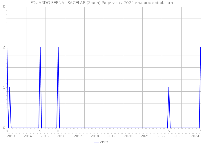 EDUARDO BERNAL BACELAR (Spain) Page visits 2024 