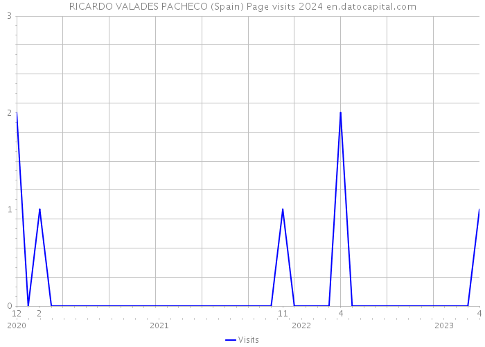 RICARDO VALADES PACHECO (Spain) Page visits 2024 