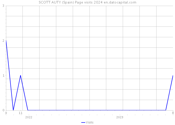 SCOTT AUTY (Spain) Page visits 2024 