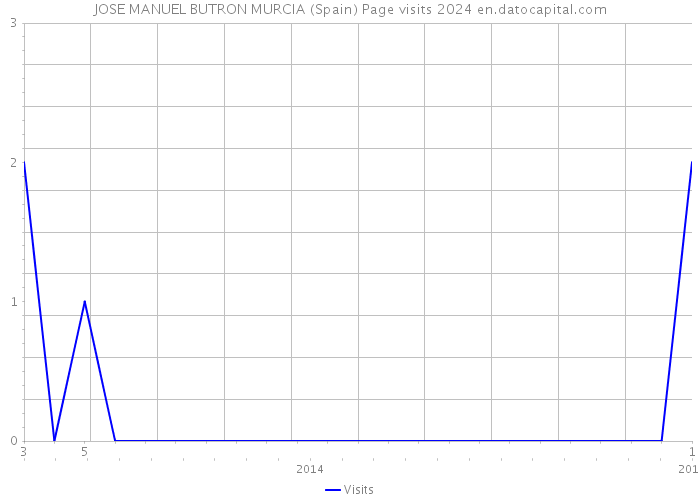 JOSE MANUEL BUTRON MURCIA (Spain) Page visits 2024 