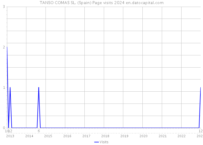 TANSO COMAS SL. (Spain) Page visits 2024 