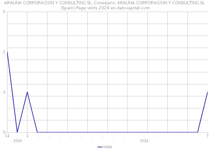 ARAUNA CORPORACION Y CONSULTING SL. Consejero: ARAUNA CORPORACION Y CONSULTING SL (Spain) Page visits 2024 