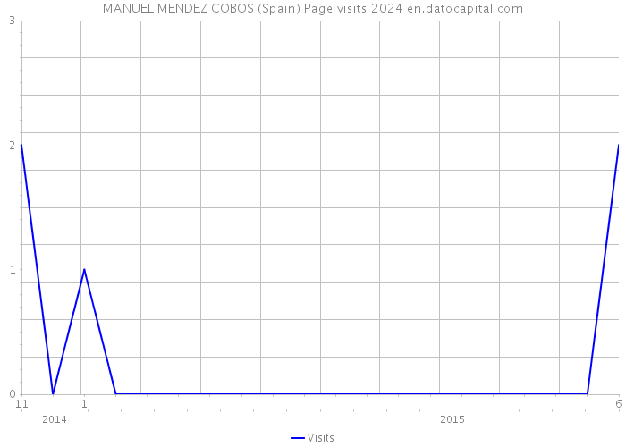 MANUEL MENDEZ COBOS (Spain) Page visits 2024 