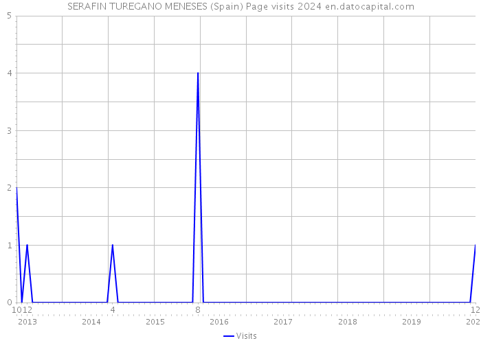SERAFIN TUREGANO MENESES (Spain) Page visits 2024 