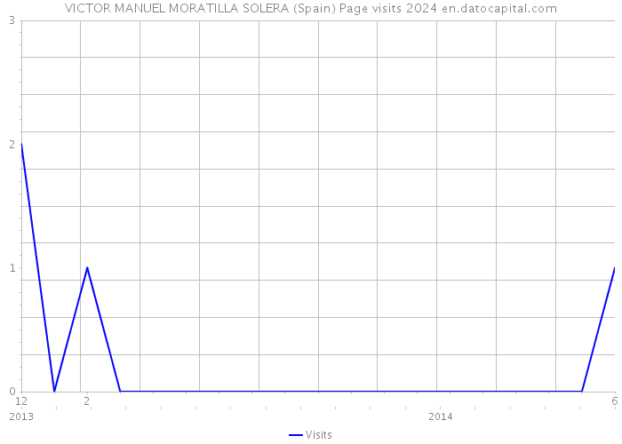 VICTOR MANUEL MORATILLA SOLERA (Spain) Page visits 2024 
