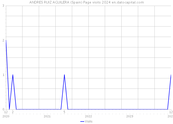 ANDRES RUIZ AGUILERA (Spain) Page visits 2024 