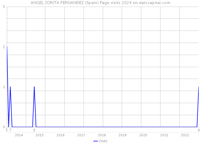 ANGEL ZORITA FERNANDEZ (Spain) Page visits 2024 
