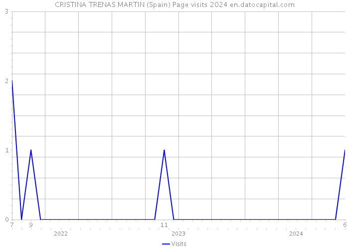 CRISTINA TRENAS MARTIN (Spain) Page visits 2024 