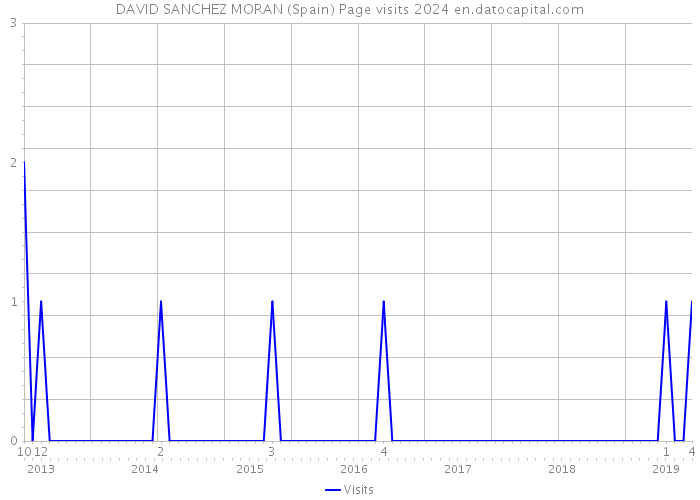 DAVID SANCHEZ MORAN (Spain) Page visits 2024 