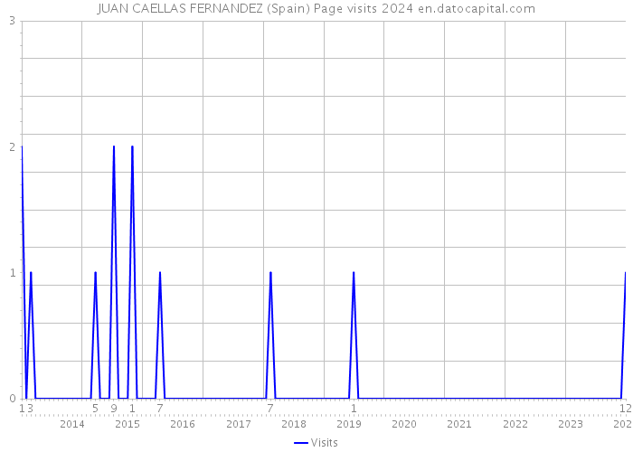 JUAN CAELLAS FERNANDEZ (Spain) Page visits 2024 