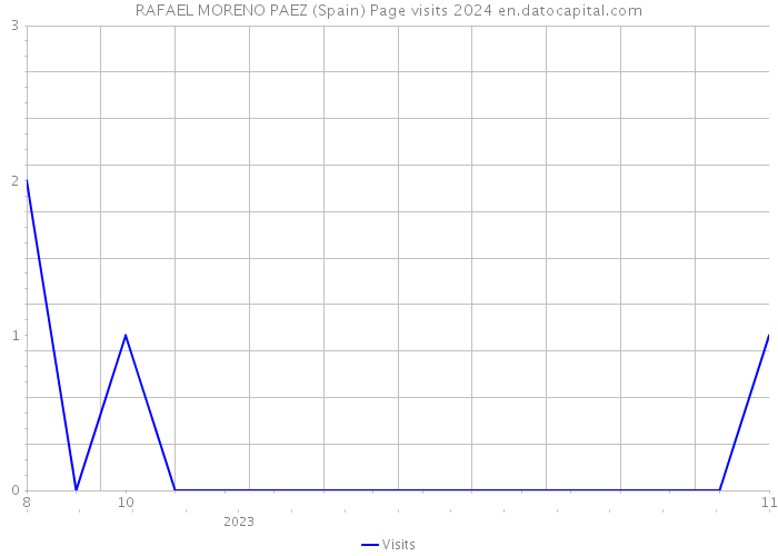 RAFAEL MORENO PAEZ (Spain) Page visits 2024 