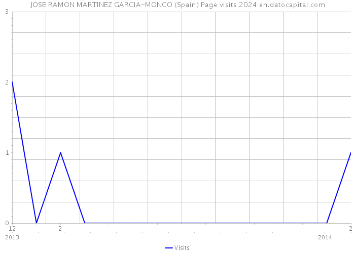 JOSE RAMON MARTINEZ GARCIA-MONCO (Spain) Page visits 2024 