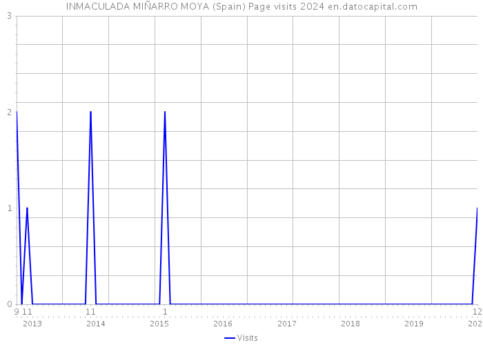 INMACULADA MIÑARRO MOYA (Spain) Page visits 2024 