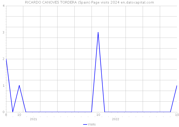 RICARDO CANOVES TORDERA (Spain) Page visits 2024 