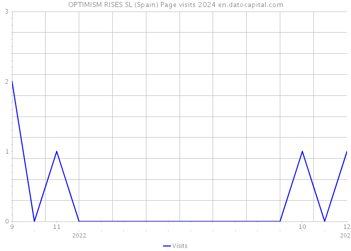 OPTIMISM RISES SL (Spain) Page visits 2024 