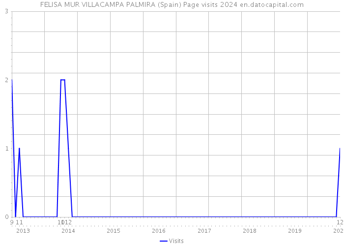 FELISA MUR VILLACAMPA PALMIRA (Spain) Page visits 2024 