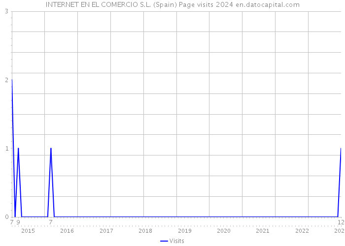 INTERNET EN EL COMERCIO S.L. (Spain) Page visits 2024 