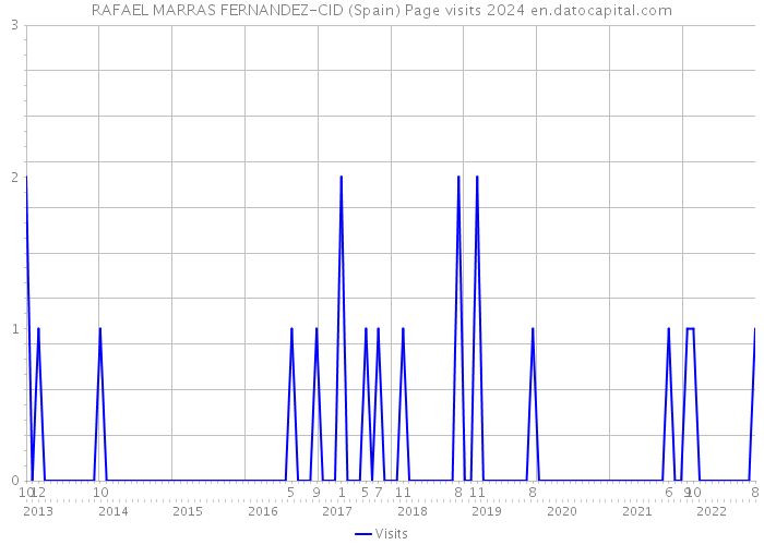 RAFAEL MARRAS FERNANDEZ-CID (Spain) Page visits 2024 