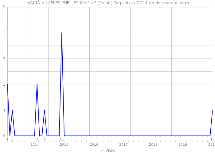 MARIA ANGELES PUELLES MACIAS (Spain) Page visits 2024 