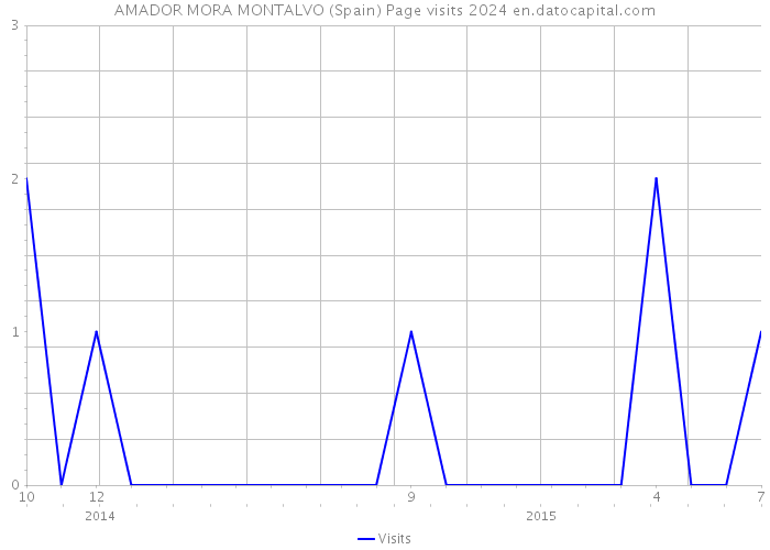 AMADOR MORA MONTALVO (Spain) Page visits 2024 