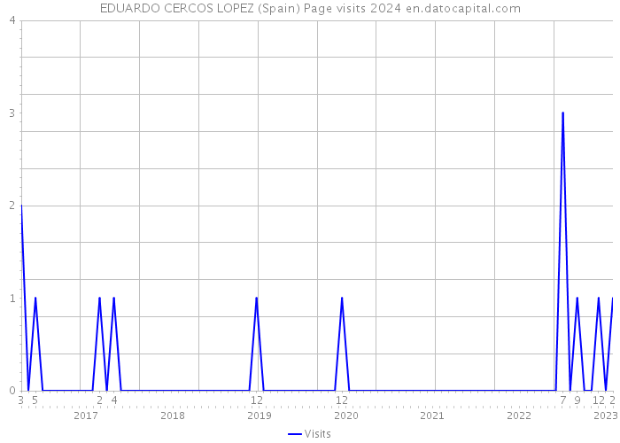 EDUARDO CERCOS LOPEZ (Spain) Page visits 2024 