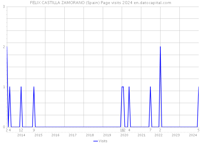FELIX CASTILLA ZAMORANO (Spain) Page visits 2024 