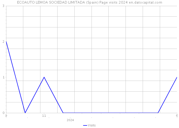 ECOAUTO LEMOA SOCIEDAD LIMITADA (Spain) Page visits 2024 