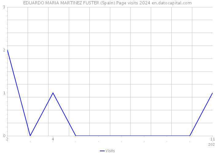 EDUARDO MARIA MARTINEZ FUSTER (Spain) Page visits 2024 