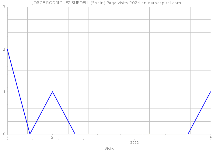 JORGE RODRIGUEZ BURDELL (Spain) Page visits 2024 