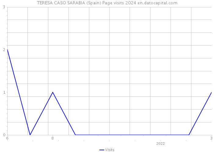 TERESA CASO SARABIA (Spain) Page visits 2024 