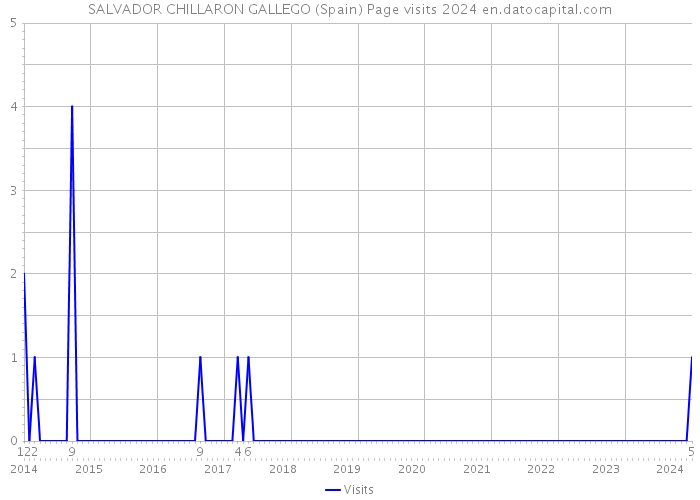 SALVADOR CHILLARON GALLEGO (Spain) Page visits 2024 