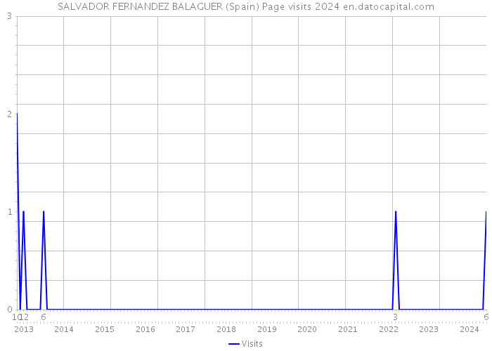 SALVADOR FERNANDEZ BALAGUER (Spain) Page visits 2024 