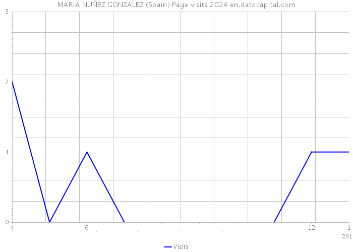 MARIA NUÑEZ GONZALEZ (Spain) Page visits 2024 