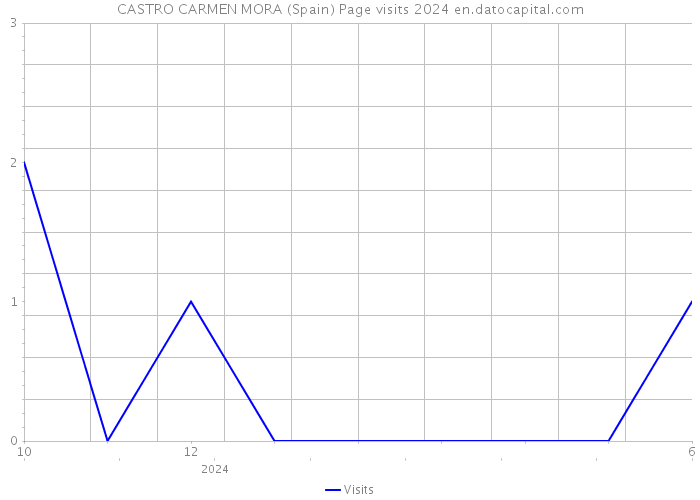 CASTRO CARMEN MORA (Spain) Page visits 2024 