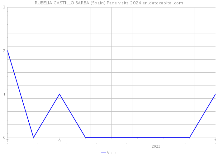 RUBELIA CASTILLO BARBA (Spain) Page visits 2024 