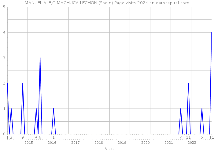 MANUEL ALEJO MACHUCA LECHON (Spain) Page visits 2024 