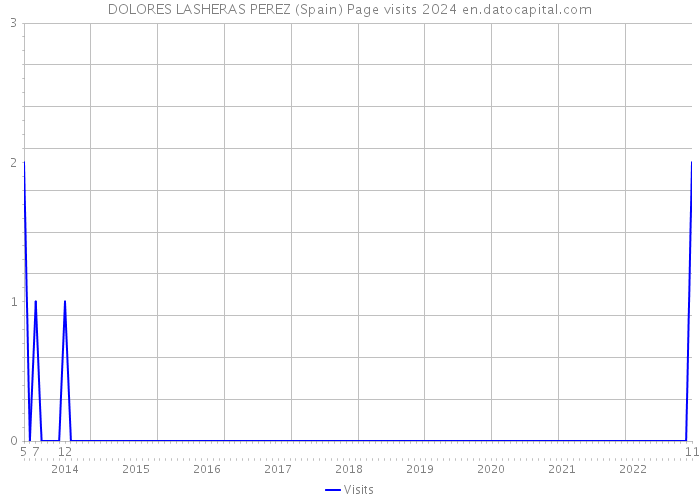 DOLORES LASHERAS PEREZ (Spain) Page visits 2024 