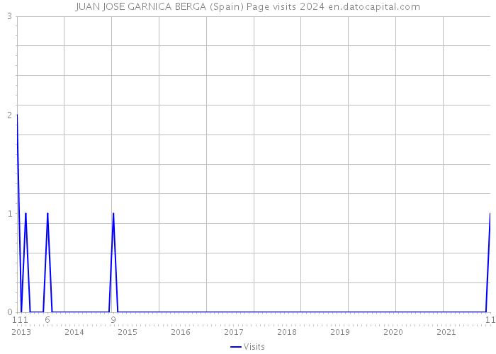 JUAN JOSE GARNICA BERGA (Spain) Page visits 2024 