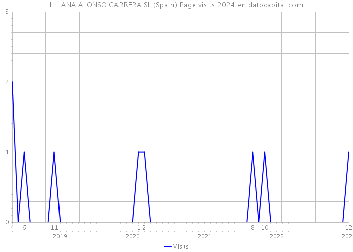 LILIANA ALONSO CARRERA SL (Spain) Page visits 2024 