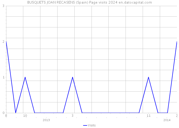 BUSQUETS JOAN RECASENS (Spain) Page visits 2024 