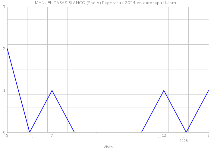 MANUEL CASAS BLANCO (Spain) Page visits 2024 