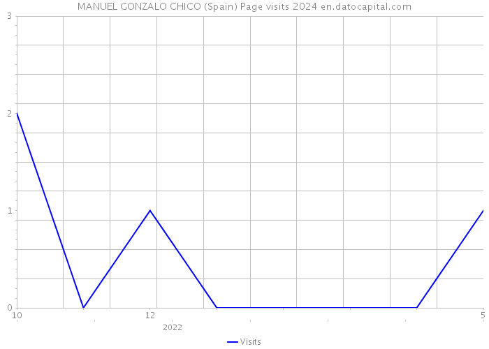 MANUEL GONZALO CHICO (Spain) Page visits 2024 