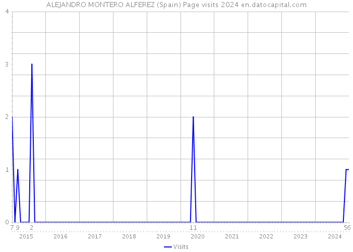 ALEJANDRO MONTERO ALFEREZ (Spain) Page visits 2024 