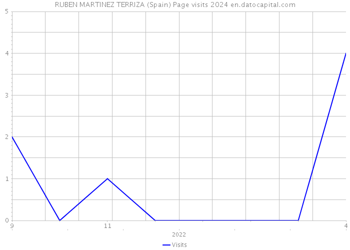 RUBEN MARTINEZ TERRIZA (Spain) Page visits 2024 
