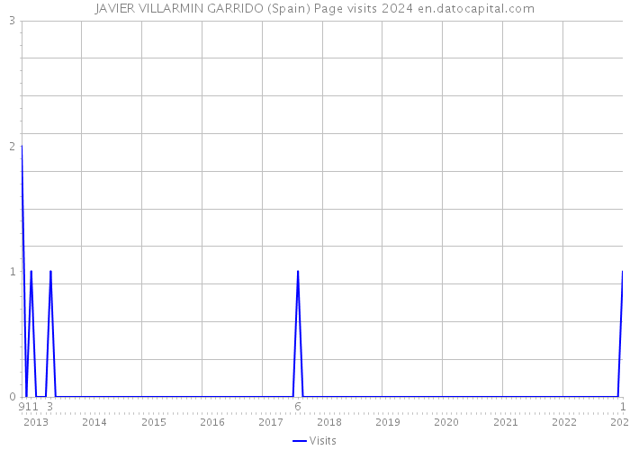 JAVIER VILLARMIN GARRIDO (Spain) Page visits 2024 