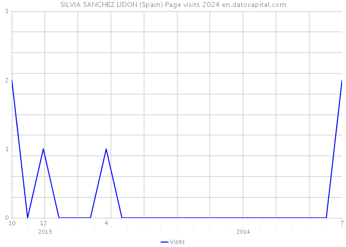 SILVIA SANCHEZ LIDON (Spain) Page visits 2024 