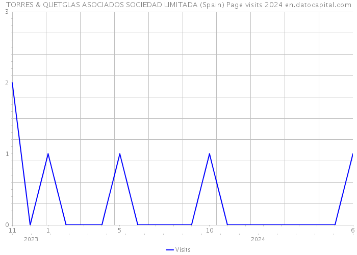 TORRES & QUETGLAS ASOCIADOS SOCIEDAD LIMITADA (Spain) Page visits 2024 