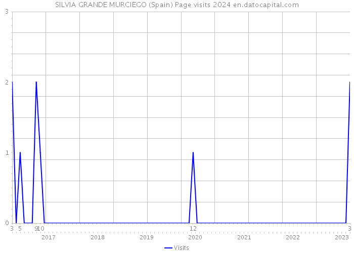 SILVIA GRANDE MURCIEGO (Spain) Page visits 2024 