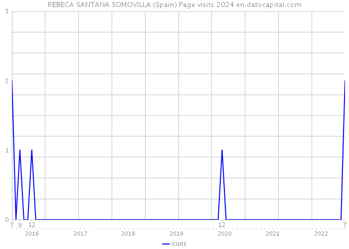 REBECA SANTANA SOMOVILLA (Spain) Page visits 2024 