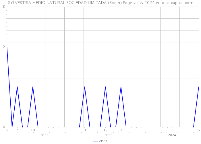 SYLVESTRIA MEDIO NATURAL SOCIEDAD LIMITADA (Spain) Page visits 2024 
